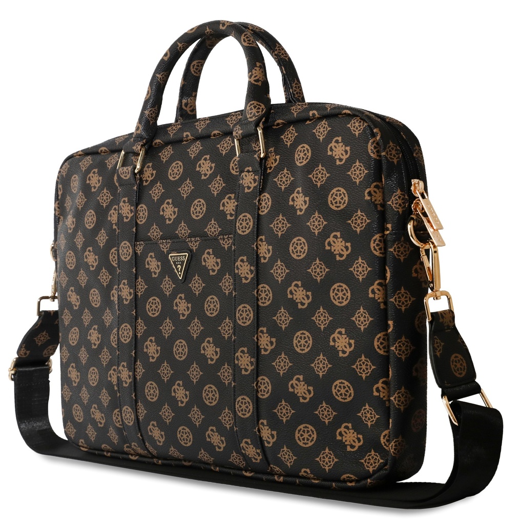 GUESS MALETIN PEONY ZIPPER PORTATILES 16" NEGRO