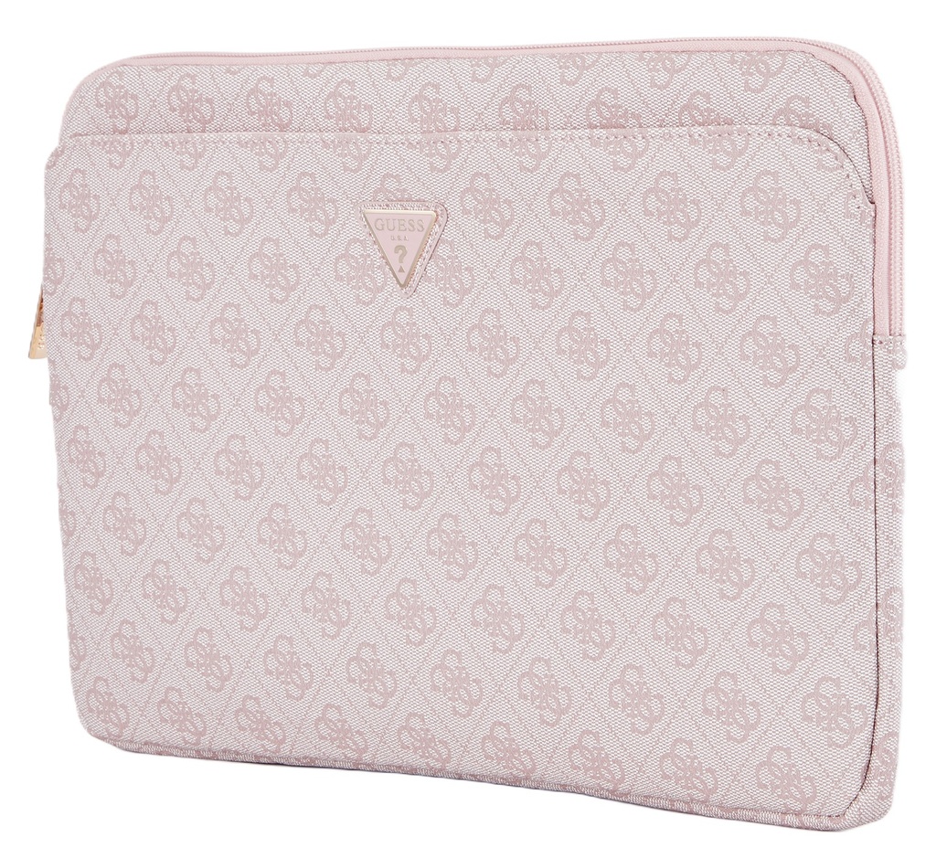 GUESS FUNDA 4G ZIPPER PORTATIL 14" ROSA