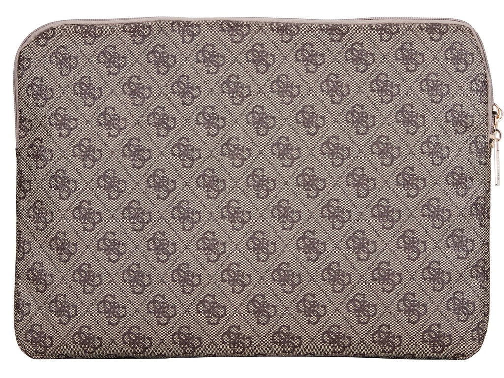 GUESS FUNDA 4G ZIPPER PORTATIL 14" MARRON