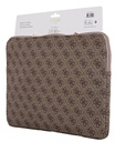GUESS FUNDA 4G ZIPPER PORTATIL 14" MARRON