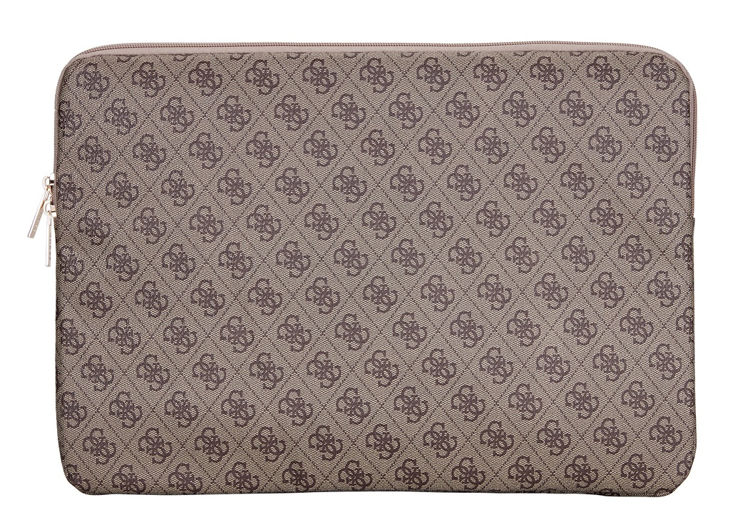 GUESS FUNDA 4G ZIPPER PORTATIL 16" MARRON