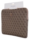 GUESS FUNDA 4G ZIPPER PORTATIL 16" MARRON