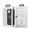 GUESS carcasa METAL LOGO IPHONE 12 PRO MAX GRIS