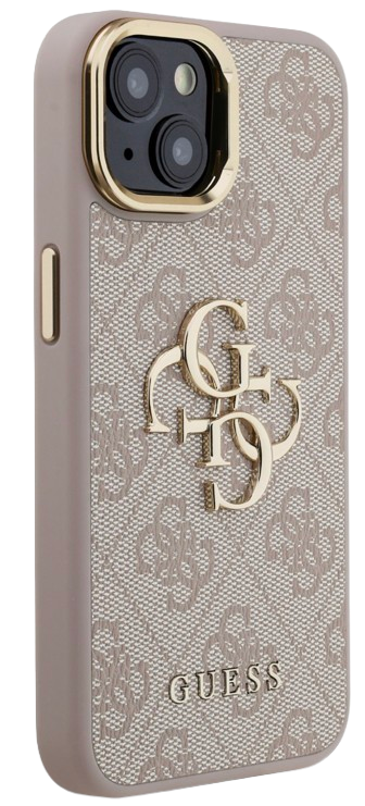 GUESS CARCASA 4G SOPORTE CAMARA IPHONE 13 ROSA