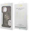 GUESS CARCASA 4G SOPORTE CAMARA IPHONE 14 MARRON