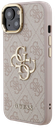 GUESS CARCASA 4G SOPORTE CAMARA IPHONE 14 ROSA