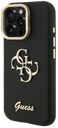 GUESS CARCASA GRAINED 4G CON SOPORTE DE CAMARA IPHONE 16 PRO MAX NEGRO