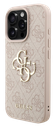GUESS CARCASA 4G STRAP IPHONE 16 PRO MAX ROSA