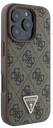 GUESS CARCASA TRIANGLE STRASS IPHONE 16 PRO MAX MARRON