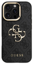 GUESS CARCASA 4G SOPORTE CAMARA IPHONE 16 PRO MAX NEGRO
