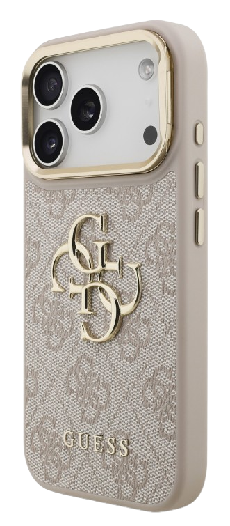 GUESS CARCASA 4G SOPORTE CAMARA IPHONE 17 PRO ROSA