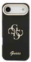 GUESS CARCASA GRAINED 4G SOPORTE CAMARA IPHONE AIR NEGRO