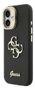 GUESS CARCASA GRAINED 4G SOPORTE CAMARA IPHONE 17 NEGRO