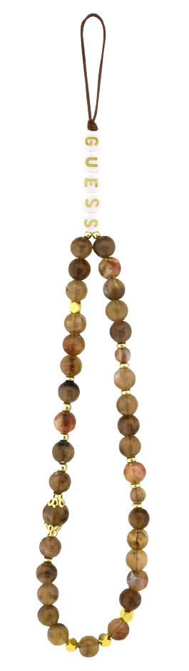 GUESS CARCASA 4G STRAP IPHONE 17 PRO MAX MARRON