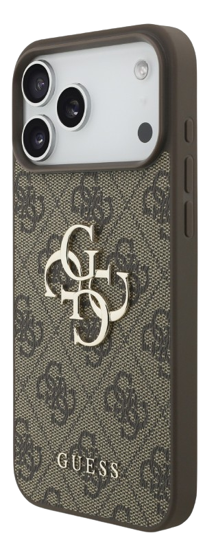 GUESS CARCASA 4G STRAP IPHONE 17 PRO MAX MARRON