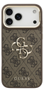 GUESS CARCASA 4G SOPORTE CAMARA IPHONE 17 PRO MAX MARRON