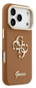 GUESS CARCASA GRAINED 4G SOPORTE CAMARA IPHONE 17 PRO MAX MARRON