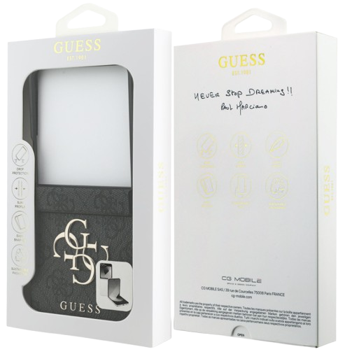 GUESS CARCASA 4G SAMSUNG FLIP 7 MARRON