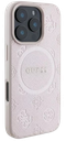 GUESS CARCASA MAGSAFE PEONY CLASSIC IPHONE 16 PRO MAX ROSA