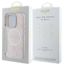GUESS CARCASA MAGSAFE PEONY CLASSIC IPHONE 16 PRO MAX ROSA