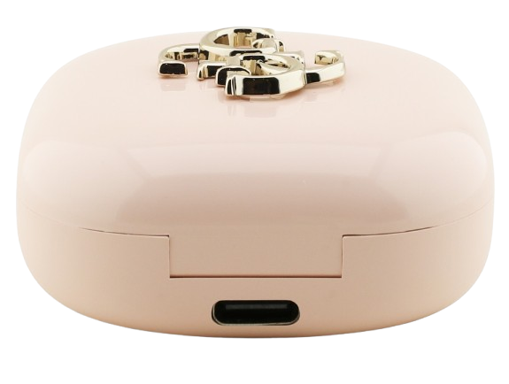 GUESS AURICULAR BLUETOOTH TWS 4G LOGO ROSA