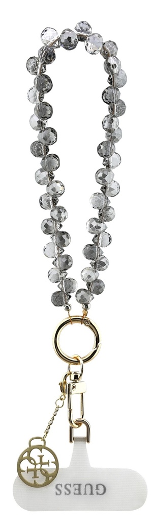 GUESS CORDON DE MANO CHARM CRYSTAL NEGRO