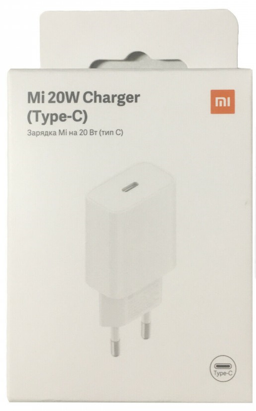 XIAOMI cargador rapido 20W tipo C BLANCO