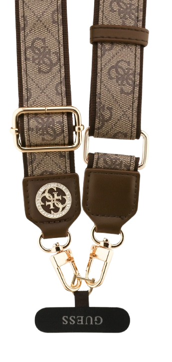 GUESS COLGANTE UNIVERSAL 4G STRASS MARRON