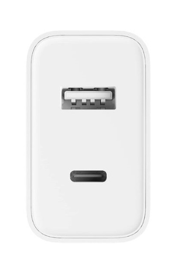 XIAOMI cargador DUAL 33W Tipo C - USB BLANCO