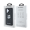 KARL LAGERFELD CARCASA CHOUPETTE HEAD IPHONE 16 NEGRO