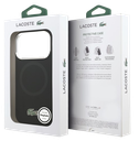 LACOSTE CARCASA MAGSAFE SILICONE CROC IPHONE 17 PRO NEGRO