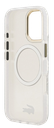 LACOSTE CARCASA MAGSAFE SHOCKPROOF IPHONE 17 DORADO/BLANCO