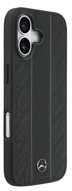 MERCEDES BENZ CARCASA MAGSAFE LEAVES IPHONE 17 NEGRO