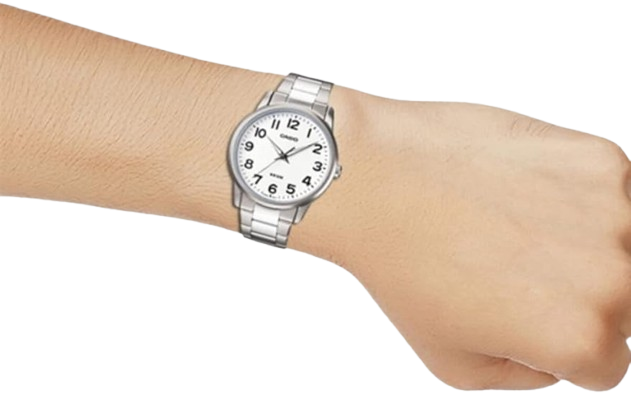 CASIO RELOJ TIMELESS COLLECTION MTP1303D7BVDF ESFERA BLANCA/CUARZO
