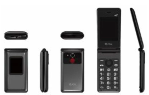 QUBO TELEFONO MOVIL X-28 NEGRO