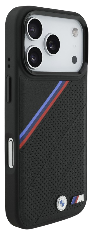 BMW CARCASA MAGSAFE TRICOLOR IPHONE 17 PRO NEGRO