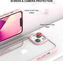 DEVIA Carcasa shockproof CRYSTAL IPhone 14 ROSA