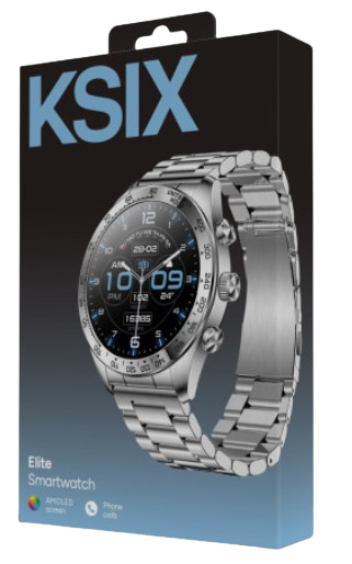 KSIX SMARTWATCH ELITE PLATEADO