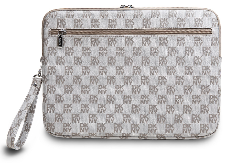 DKNY FUNDA PIEL UNIVERSAL PORTATILES 13"-14" BLANCO