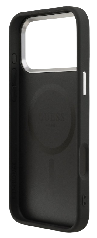 GUESS CARCASA MAGSAFE TRIANGLE IPHONE 17 PRO MAX NEGRO