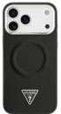 GUESS CARCASA MAGSAFE TRIANGLE IPHONE 17 PRO MAX NEGRO
