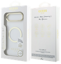 GUESS CARCASA MAGSAFE SOPORTE CAMARA IPHONE AIR DORADO