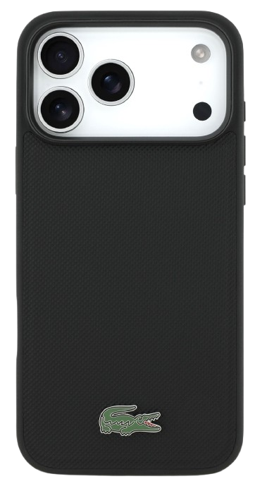LACOSTE CARCASA MAGSAFE IPHONE 17 PRO MAX NEGRO