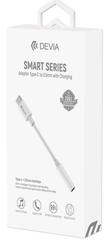 DEVIA adaptador TIPO C - JACK 3.5mm