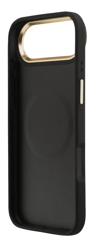 GUESS CARCASA MAGSAFE PEONY IPHONE 17 PLUS NEGRO.webp