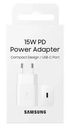 SAMSUNG caragador 15W PD tipo C BLANCO