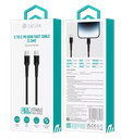 DEVIA cable GRACIOUS TIPO C 2.4a NEGRO
