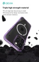 DEVIA Carcasa shockproof GUARDIAN MAGSAFE IPhone 15 PLUS LILA