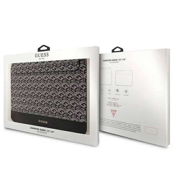 GUESS FUNDA GCUBE PORTATILES 13"-14" NEGRO