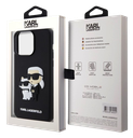 KARL LAGERFELD CARCASA 3D RUBBER KARL AND CHOUPETTE IPHONE 15 PRO MAX